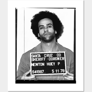 Huey Newton - MugShot Posters and Art